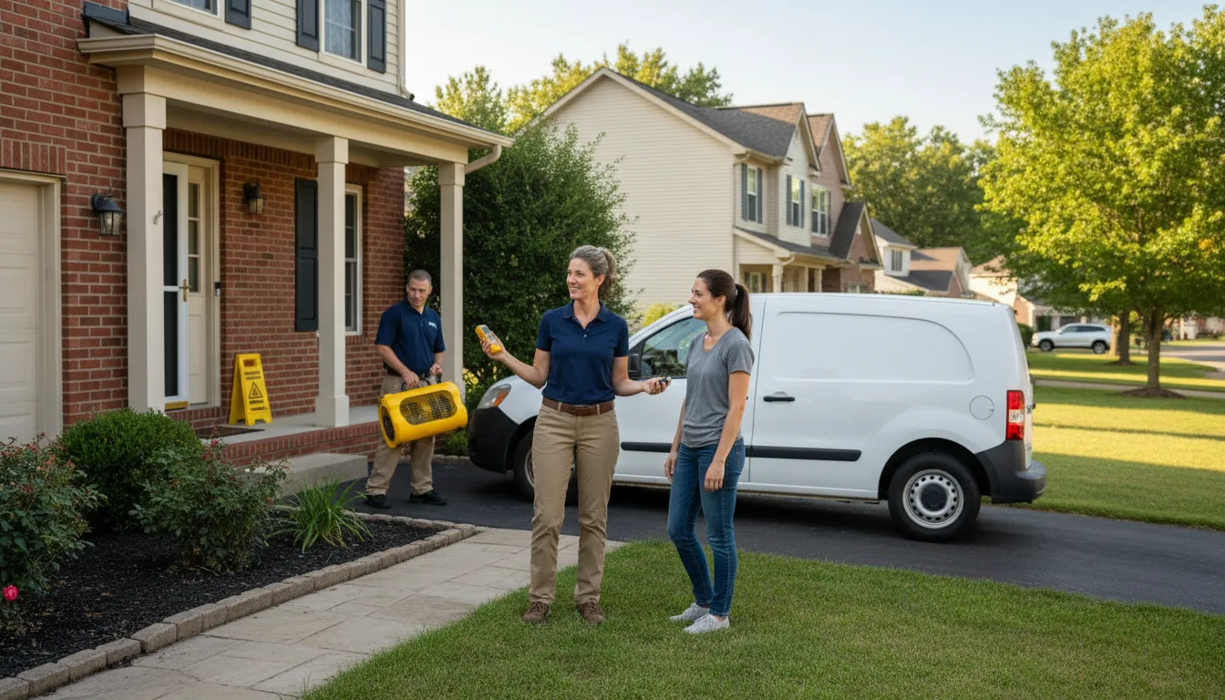 Residential water damage restoration in Lakewood, CO
